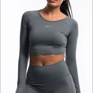 Echt Scrunch Cropped Long Sleeve